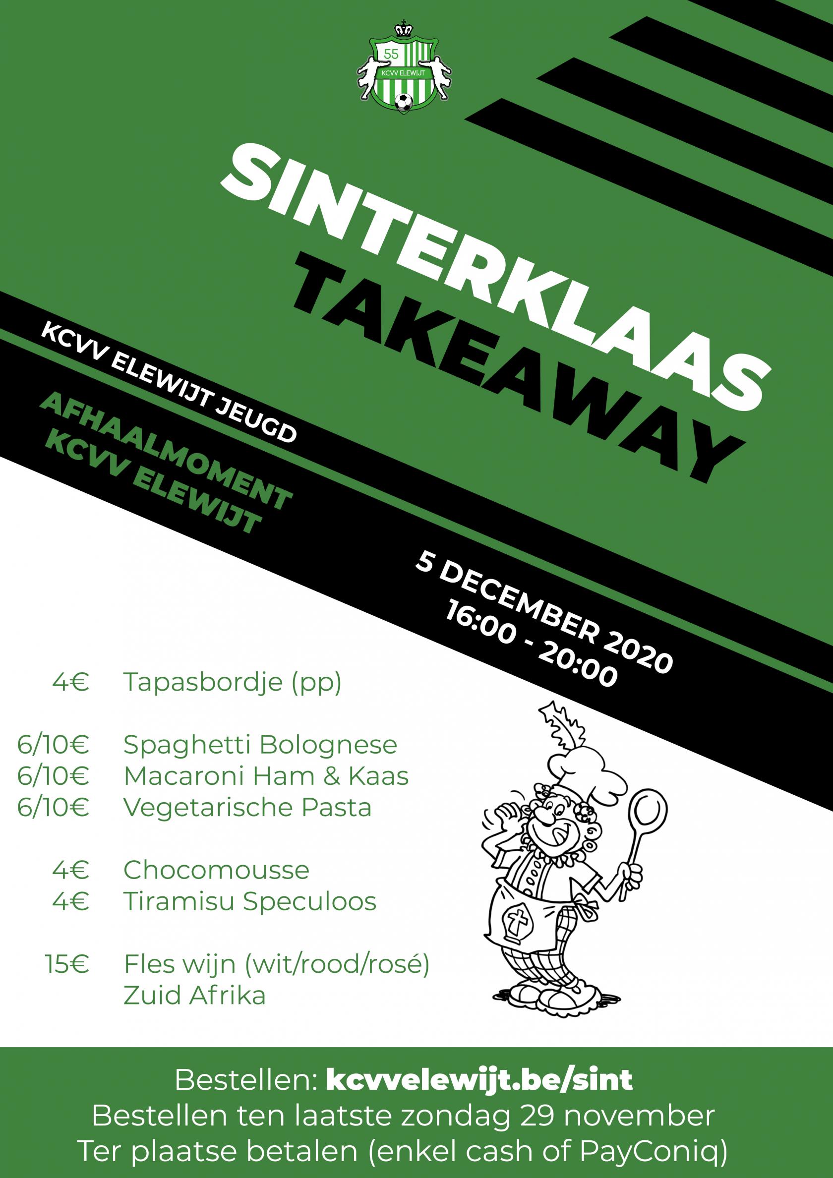 Sinterklaas takeaway - affiche