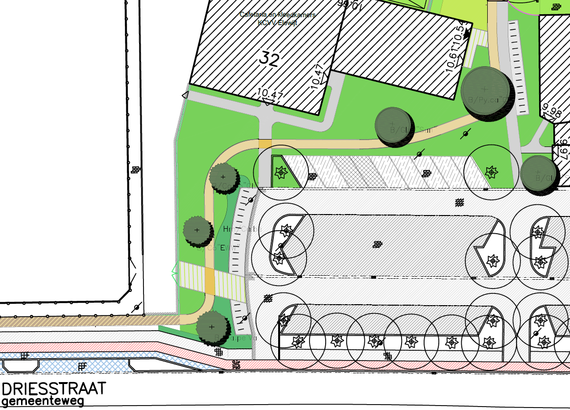 Geplande werken op de parking